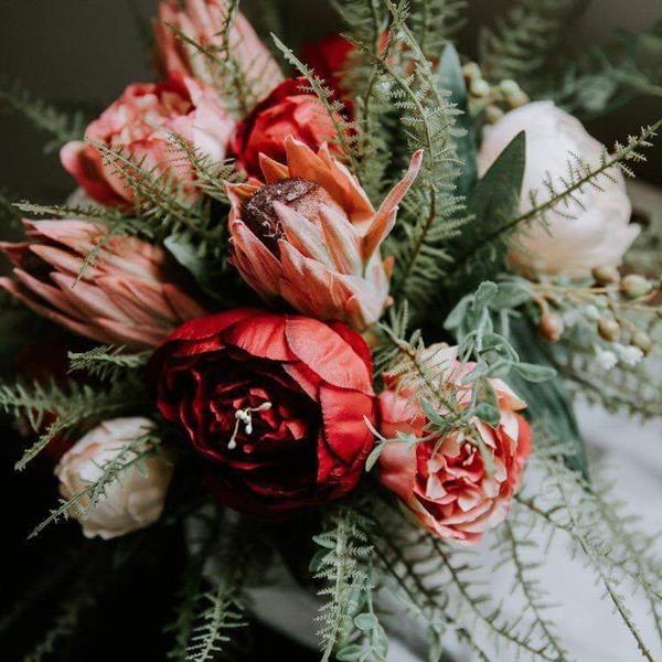 artificial wedding flowers