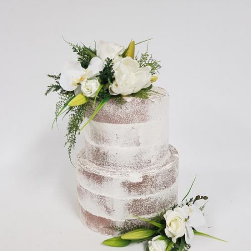 Artificial Cake Flowers (2 piece) - Classic Orchid