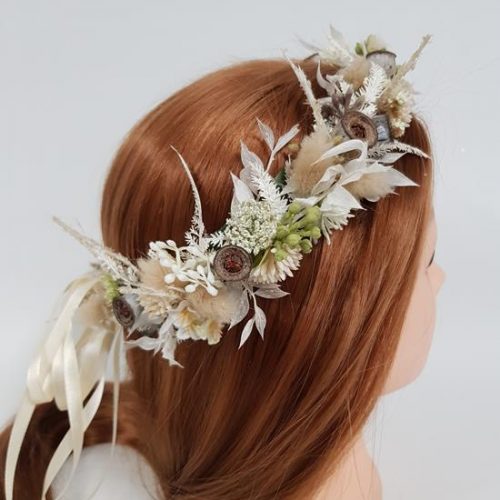 Artificial Flower Crown - "Dry-Look"