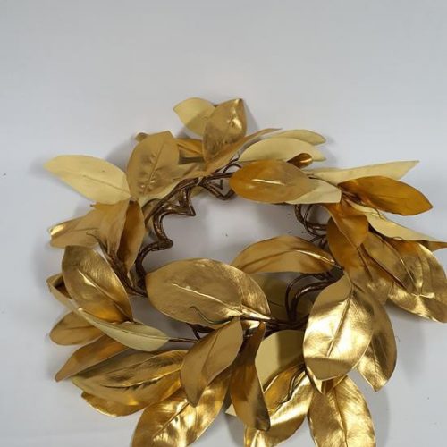 Gold Magnolia Wreath 60 cm