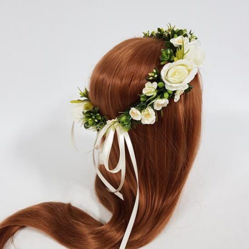 Artificial Flower Crown - Ivory Dream