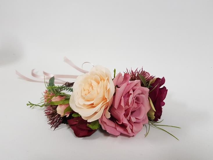 Pink/Peach Madness Flower Crown