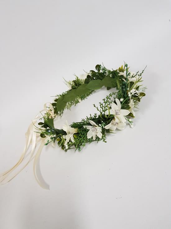 Artificial Flower Crown - "Diamanté" - Image 2