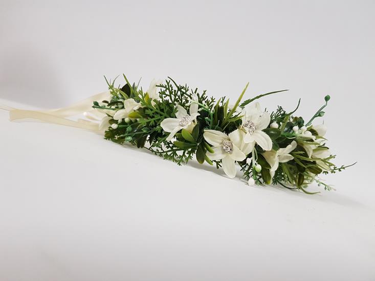 Artificial Flower Crown - "Diamanté" - Image 3