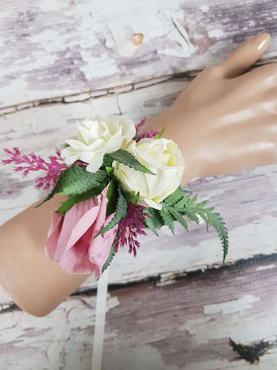 Ribbon Wrist Corsage Bree