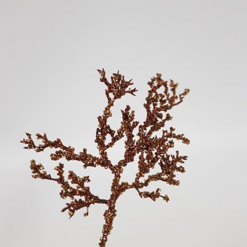 Beaded Coral Pick 20cm Bronze