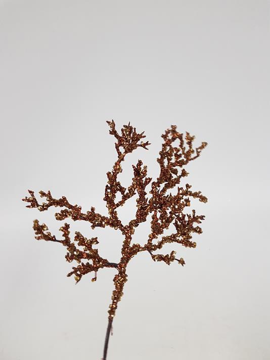 Beaded Coral Pick 20cm Bronze