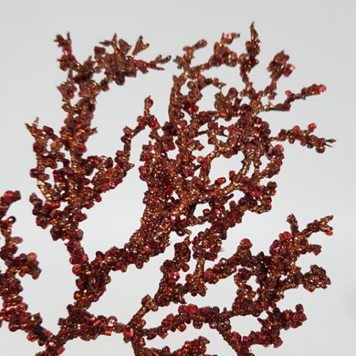 Beaded Coral Pick  20cm Copper