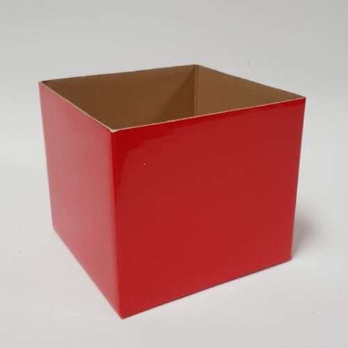 Flower Box 12cm Red