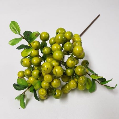 Artificial Berry Green 30cm