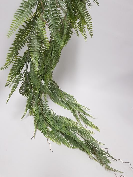 Artificial Dusty fern Hanging Bush 98cm - Image 3