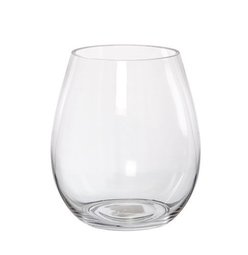 Glass Belly Vase 22cm
