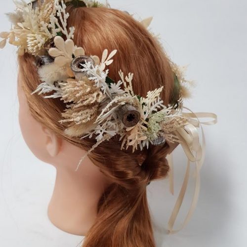 Artificial Flower Crown - "Lily"