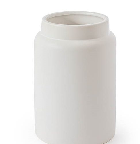 White Ceramic Dana Vase 25cm