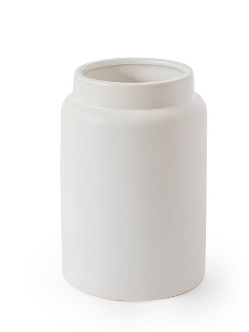 White Ceramic Dana Vase 25cm