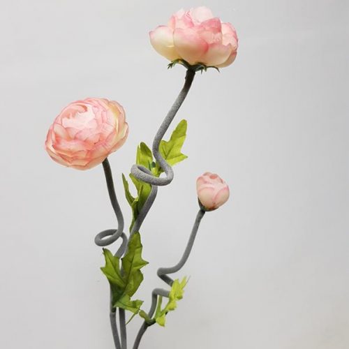 Artificial Ranunculus Spray Pink 57cm