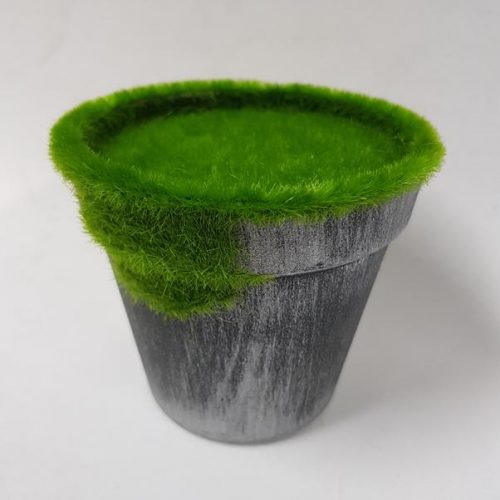 DIY Ready Made Pot Silver Moss Small