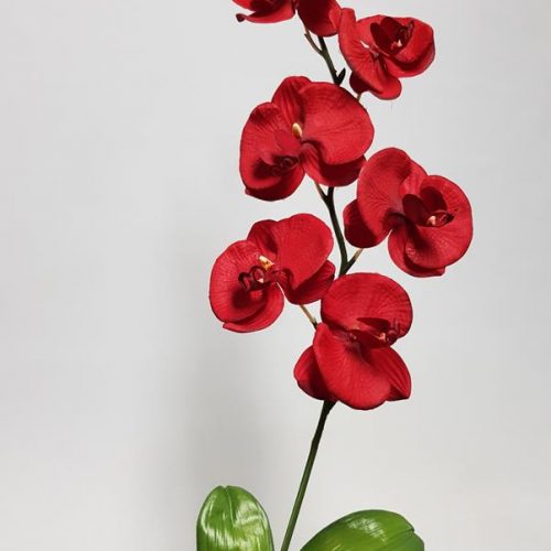 Artificial Moth orchid Red 85cm