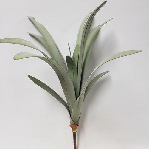 Artificial Orchid Bush Frosted Green 46cm