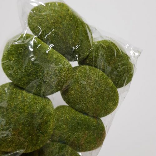 Artificial Moss Rocks x 8