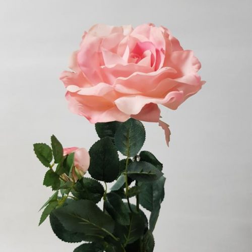 Artificial Rose Candy Pink 70cm