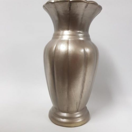 Champagne Silver Custom Vase 23cm