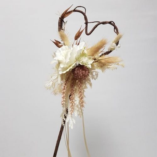 Artificial Flower Wand- Dried Look