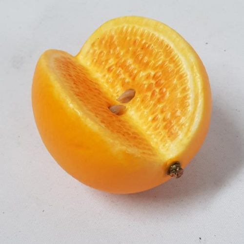 Artificial Orange Cut