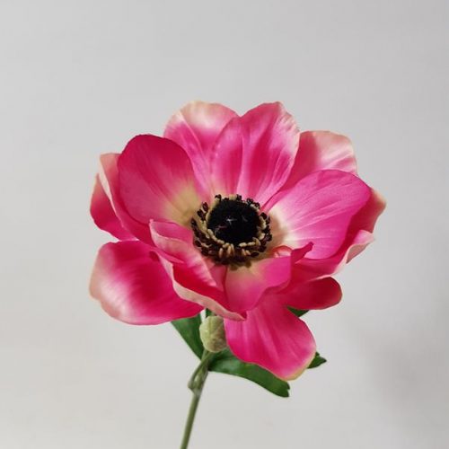 Artificial Pink Anemone 51cm