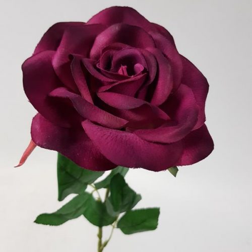 Artificial Rose Emily Plum 70cm