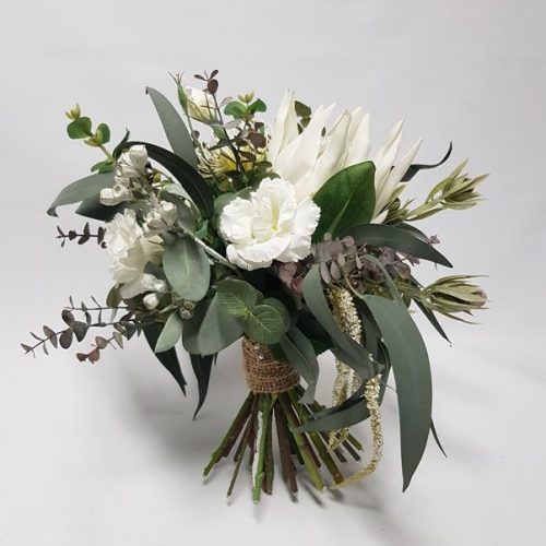 Artificial Wedding Bouquet - Sage