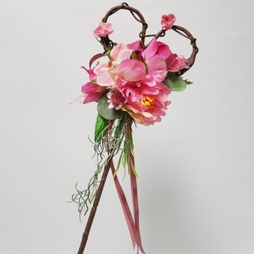 Artificial Flower Wand - Pink Bliss