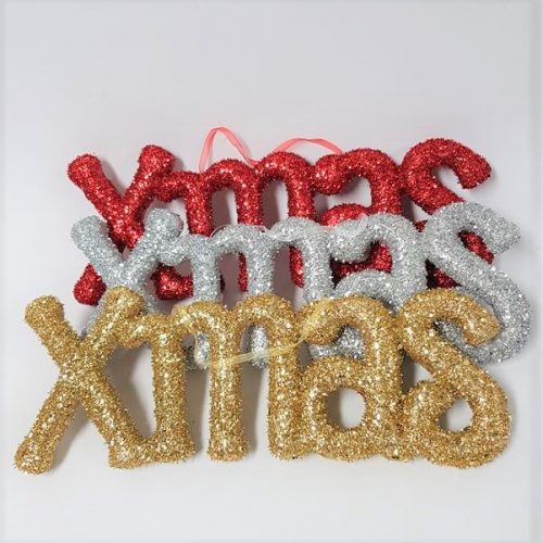 Christmas Glitter XMAS 50cm