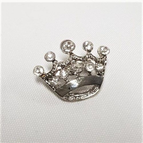 Rhinestone Crown Brooch- Style 19