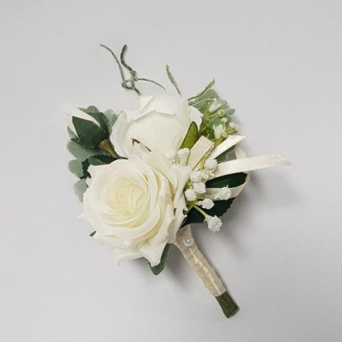 Artificial Buttonhole/ Pin-On Corsage  - Riley