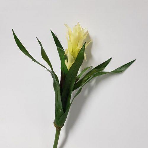 Artificial Bromeliad Bush White 52cm