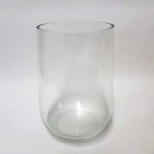 Glass Curve Vase 20cm