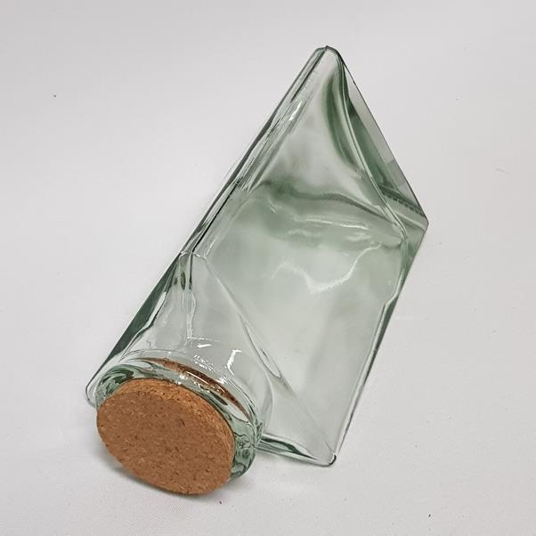 GlassTriangle Display Jar 17cm - Image 2