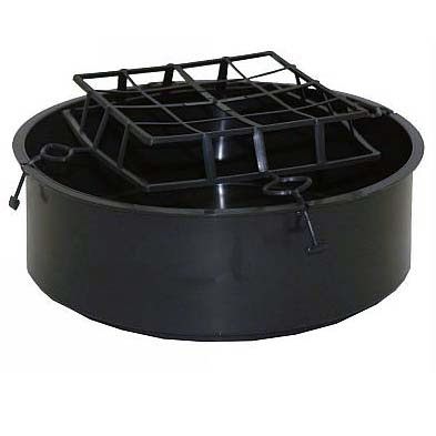 Florist Bowl & Cage Black 19cm x 7.5cm