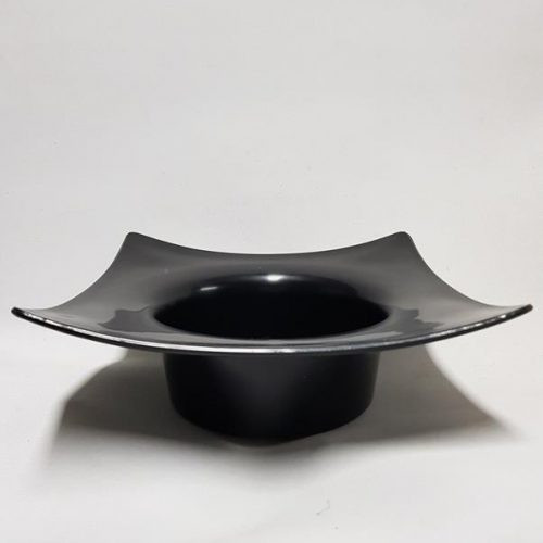 Florist Bowl Square w/Round Base 22cm x 9cm