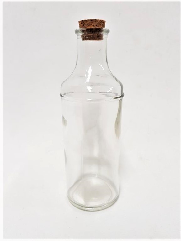 Glass Bottle Vase 19cm