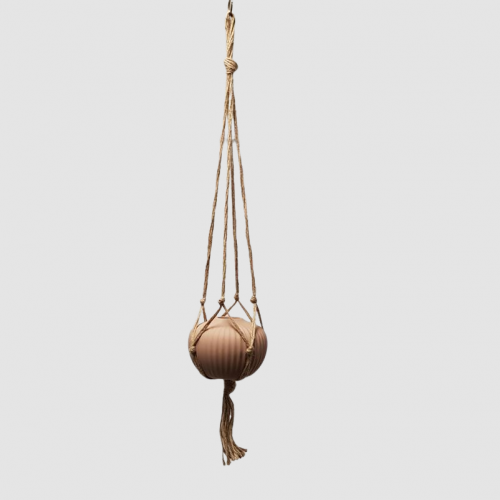 Macramé Plant Hanger Brown