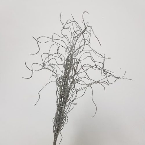 Glitter Grass Silver 48cm