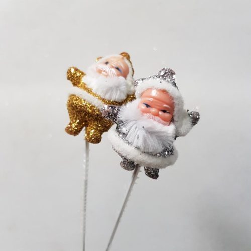 Glitter Santa Pick 17cm