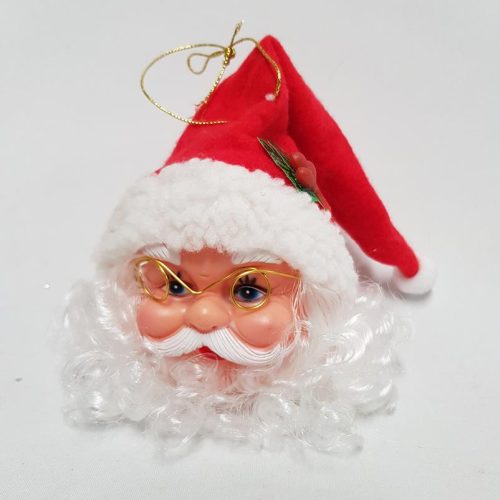 Hanging Santa head 15cm