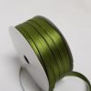 Satin Ribbon Single sided 6mm Olive - Image 2