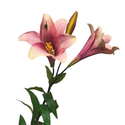 Artificial Easter Lily Pink 91cm