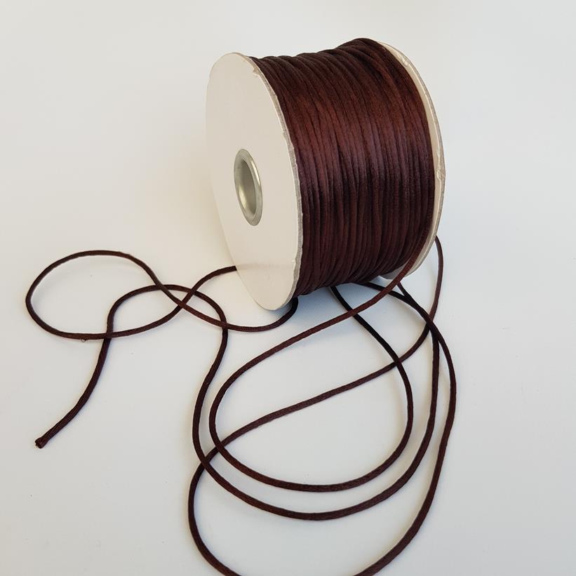 China Knot Cord 1mm Brown