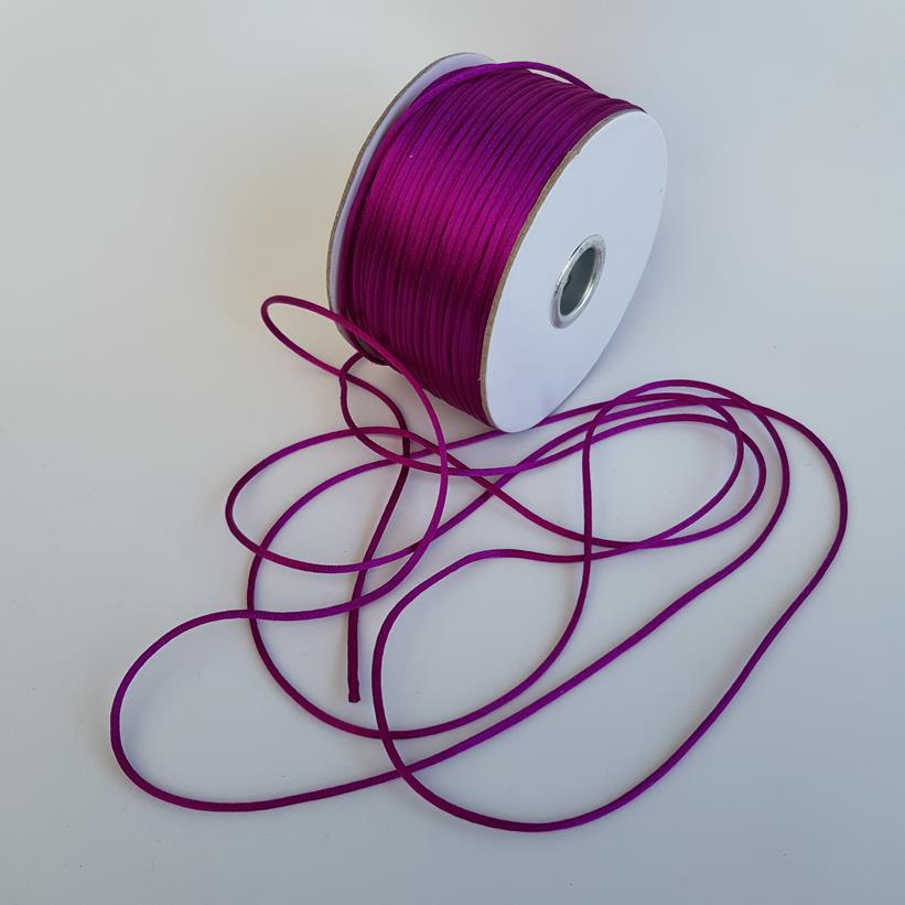 China Knot Cord 1mm Wine