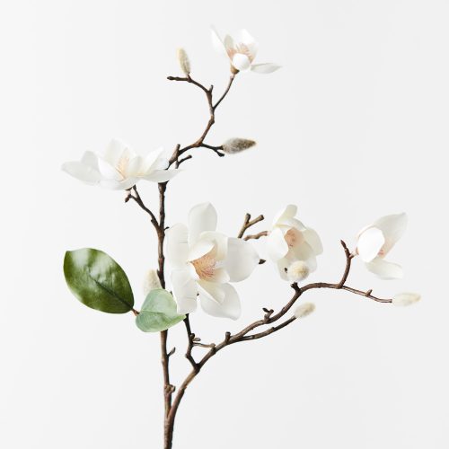 Japanese Magnolia Flower White 66cm